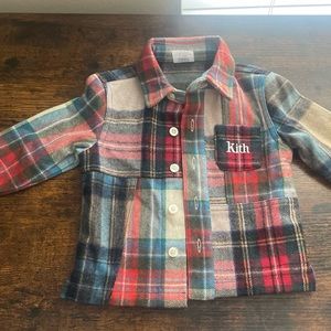 Kith Kids Baby Flannel Blocked Ginza